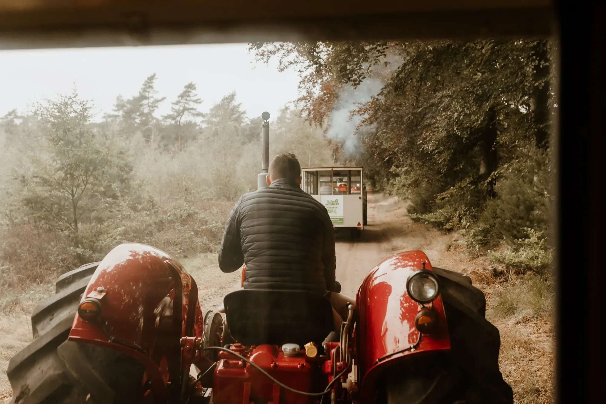Bruiloft van Ivo en Heidi midden in het bos. — trouwfoto 49