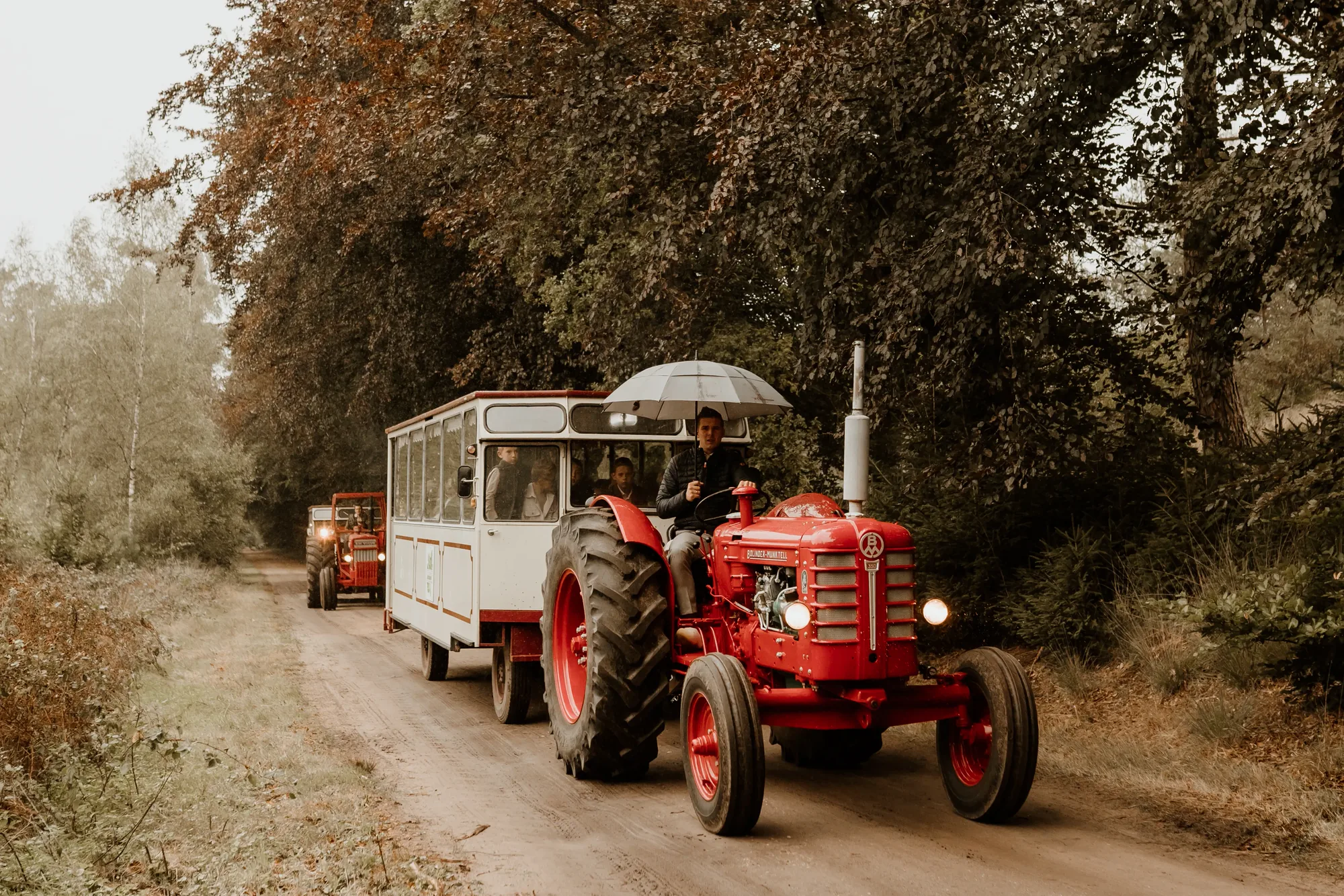 Bruiloft van Ivo en Heidi midden in het bos. — trouwfoto 52