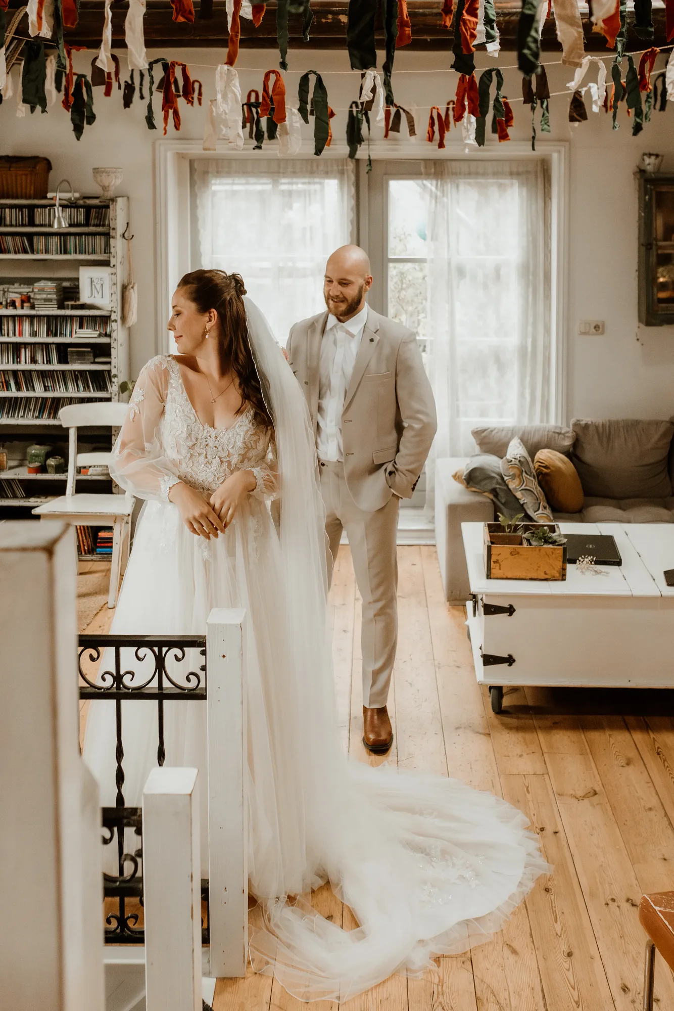Bruiloft van Jesse en Janneke in Kampen — trouwfoto 27