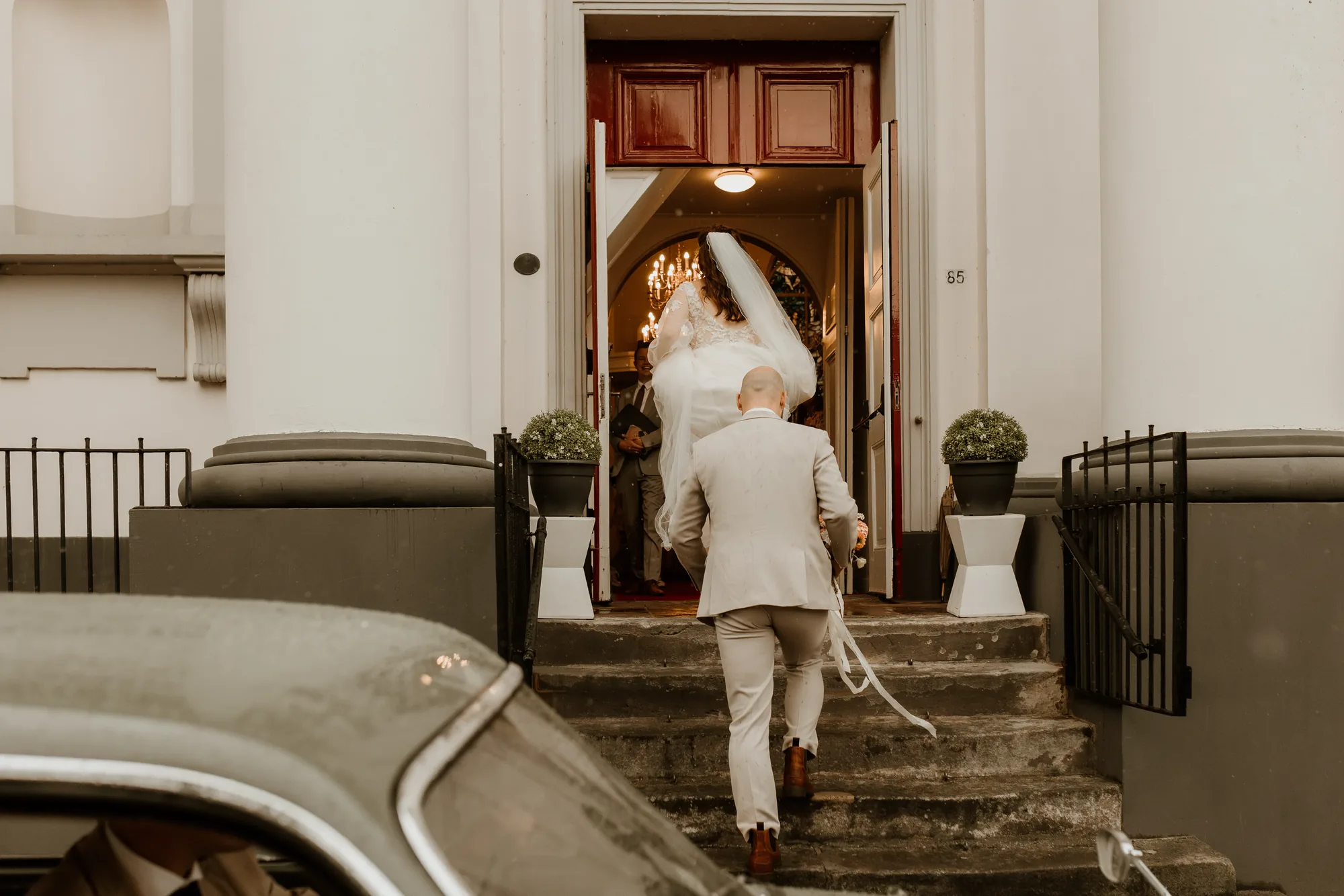 Bruiloft van Jesse en Janneke in Kampen — trouwfoto 41