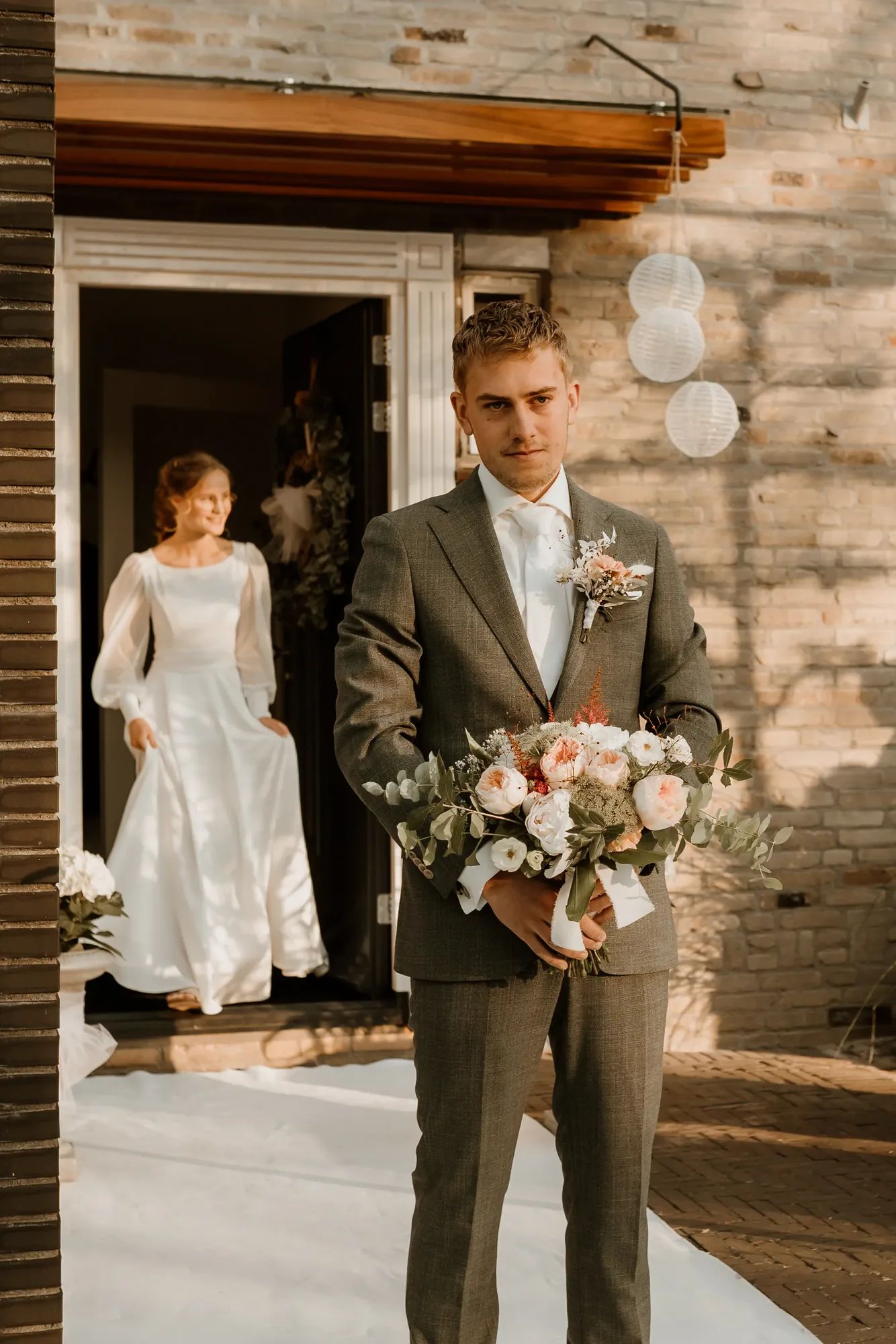 Bruiloft van Marnix en Celine — trouwfoto 8