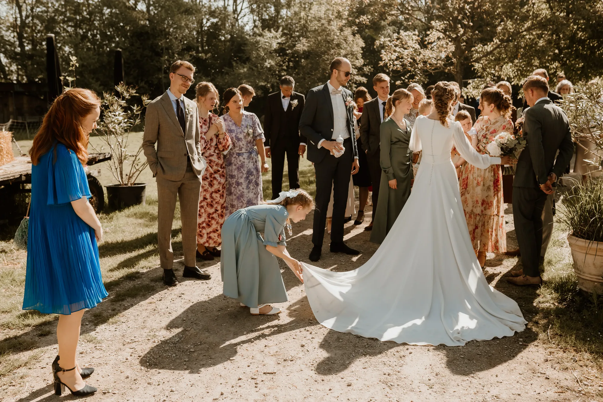 Bruiloft van Marnix en Celine — trouwfoto 33