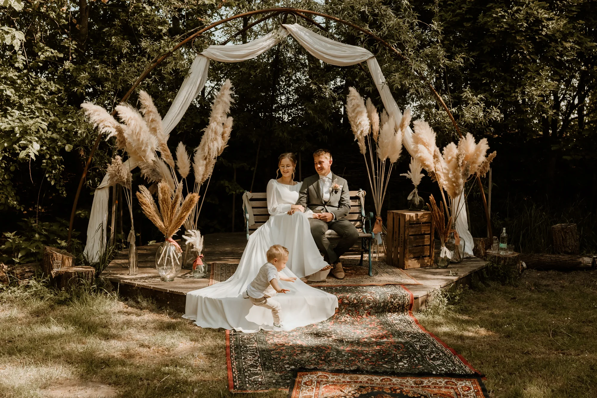 Bruiloft van Marnix en Celine — trouwfoto 38
