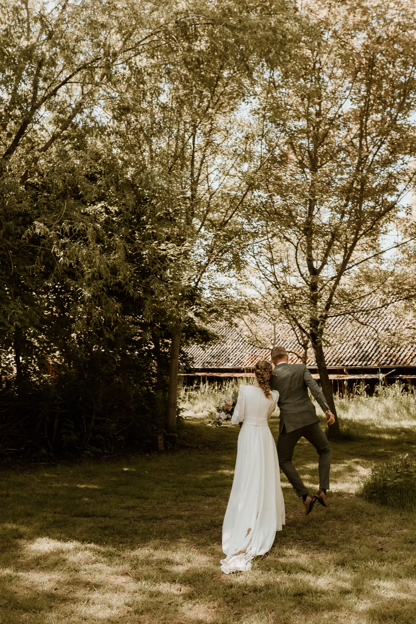 Bruiloft van Marnix en Celine — trouwfoto 44