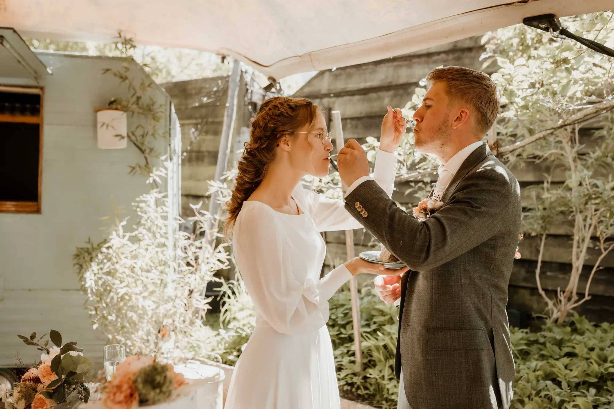 Bruiloft van Marnix en Celine — trouwfoto 47