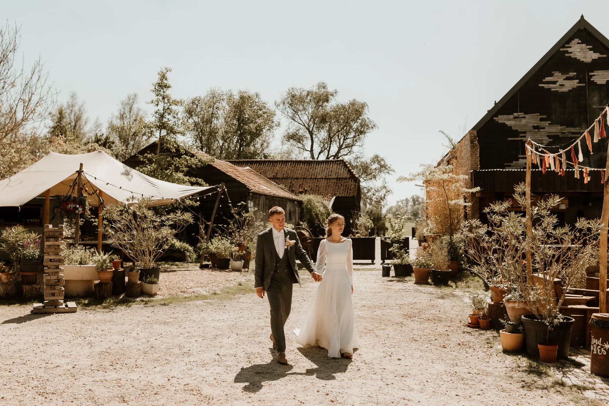 Bruiloft van Marnix en Celine — trouwfoto 50