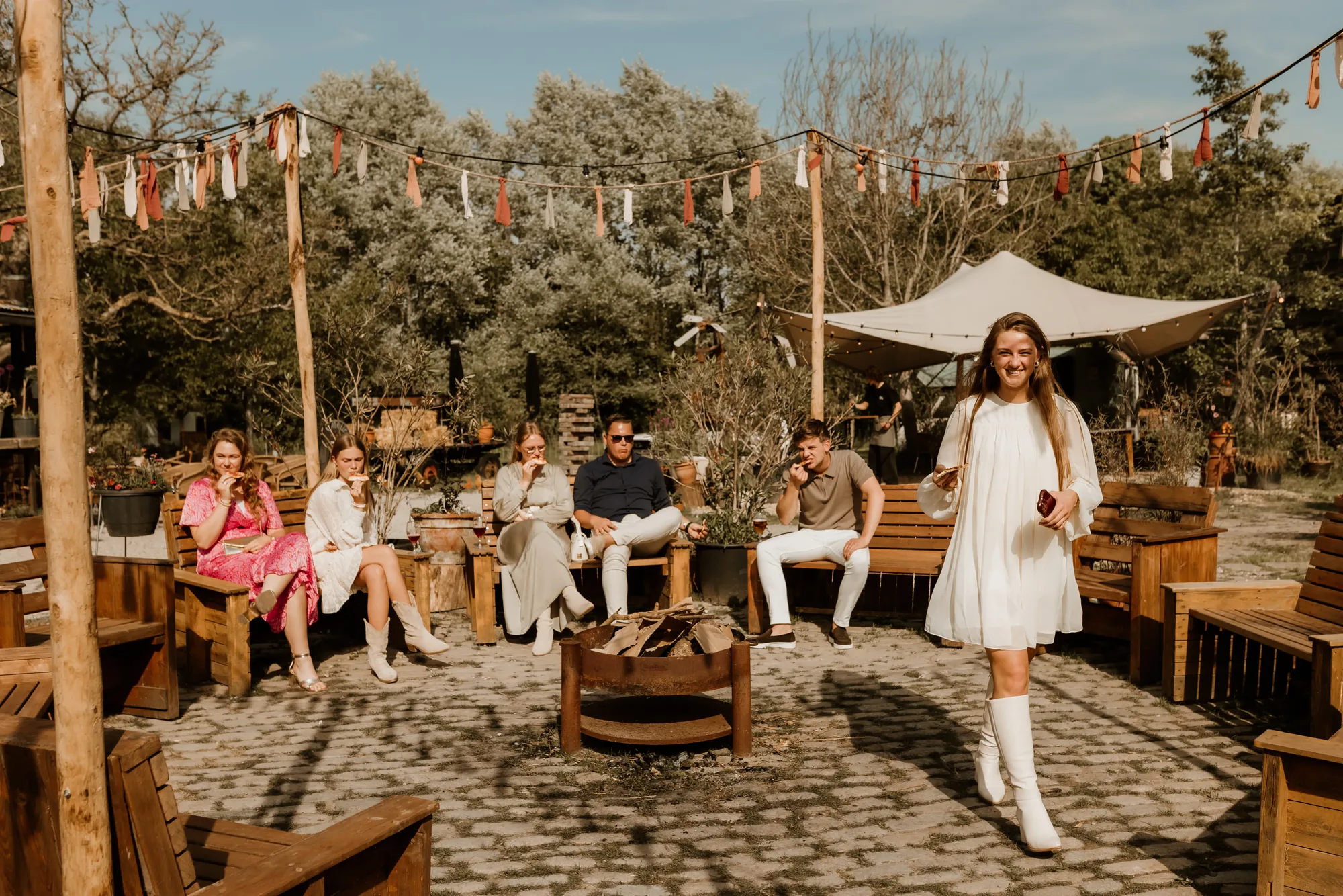 Bruiloft van Marnix en Celine — trouwfoto 64