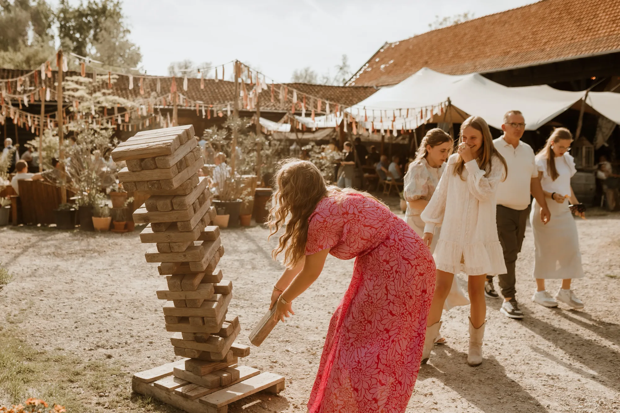 Bruiloft van Marnix en Celine — trouwfoto 67