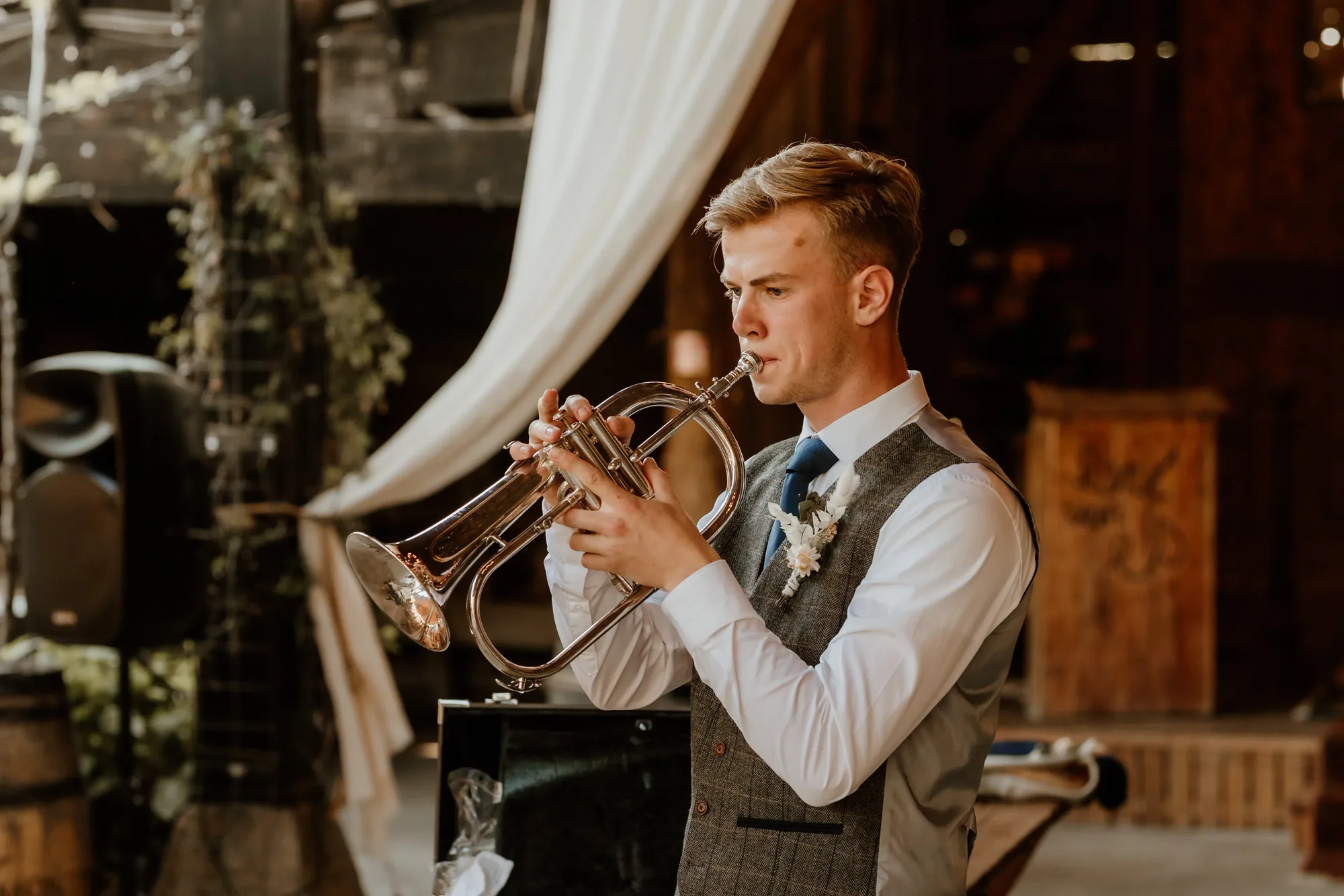 Bruiloft van Marnix en Celine — trouwfoto 77