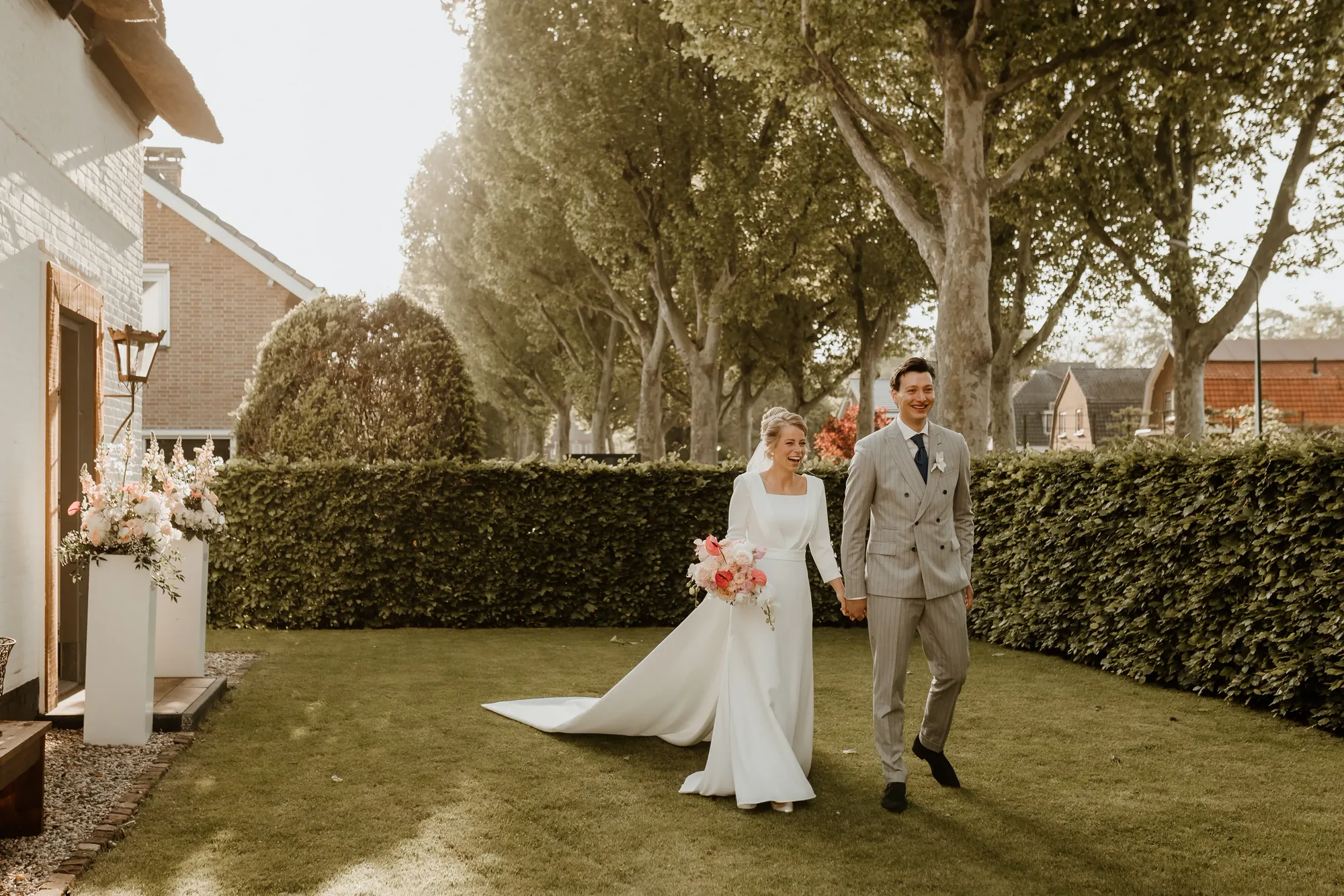 Bruiloft van Martijn en Marlise — trouwfoto 20