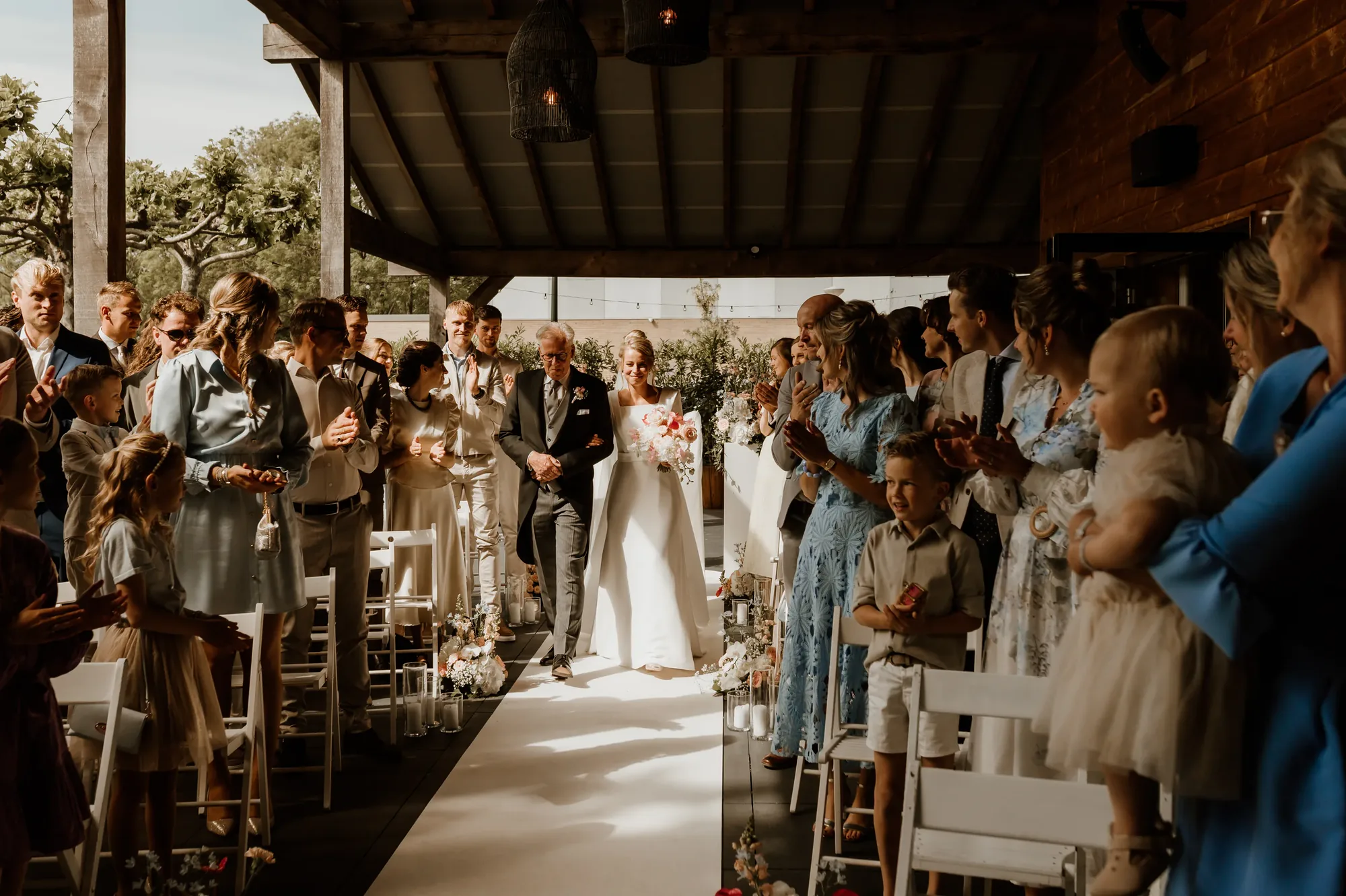Bruiloft van Martijn en Marlise — trouwfoto 49
