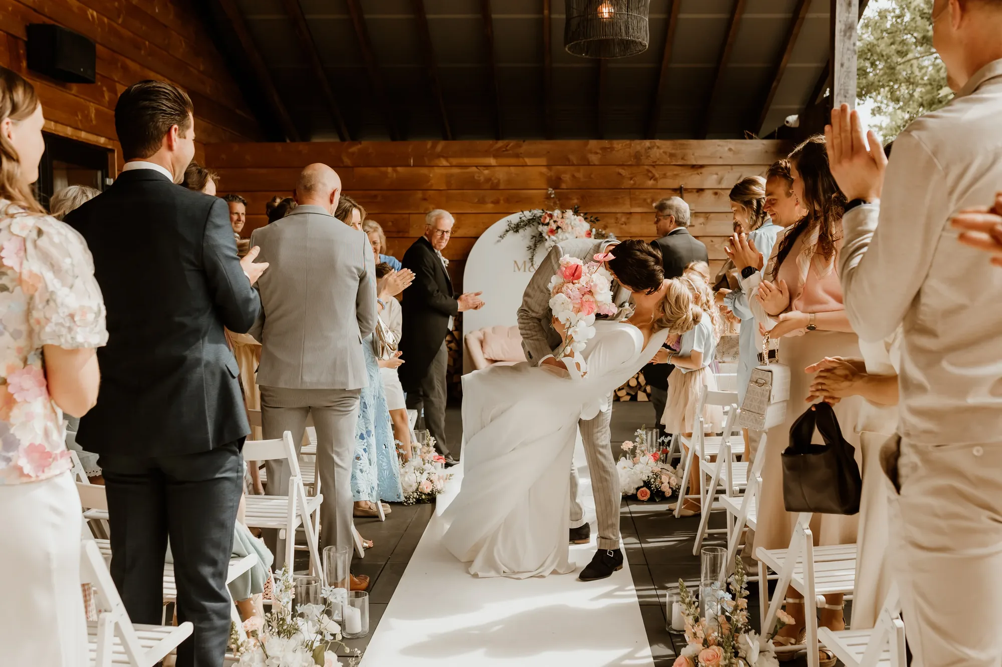 Bruiloft van Martijn en Marlise — trouwfoto 63