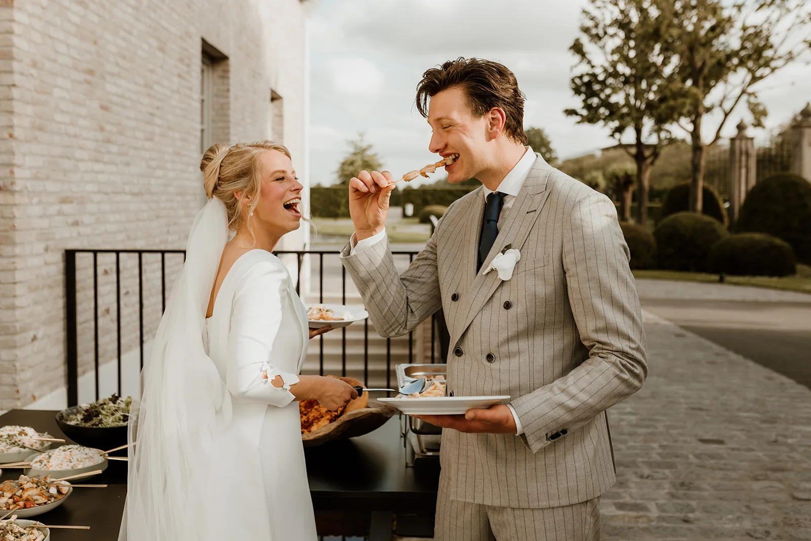 Bruiloft van Martijn en Marlise — trouwfoto 79