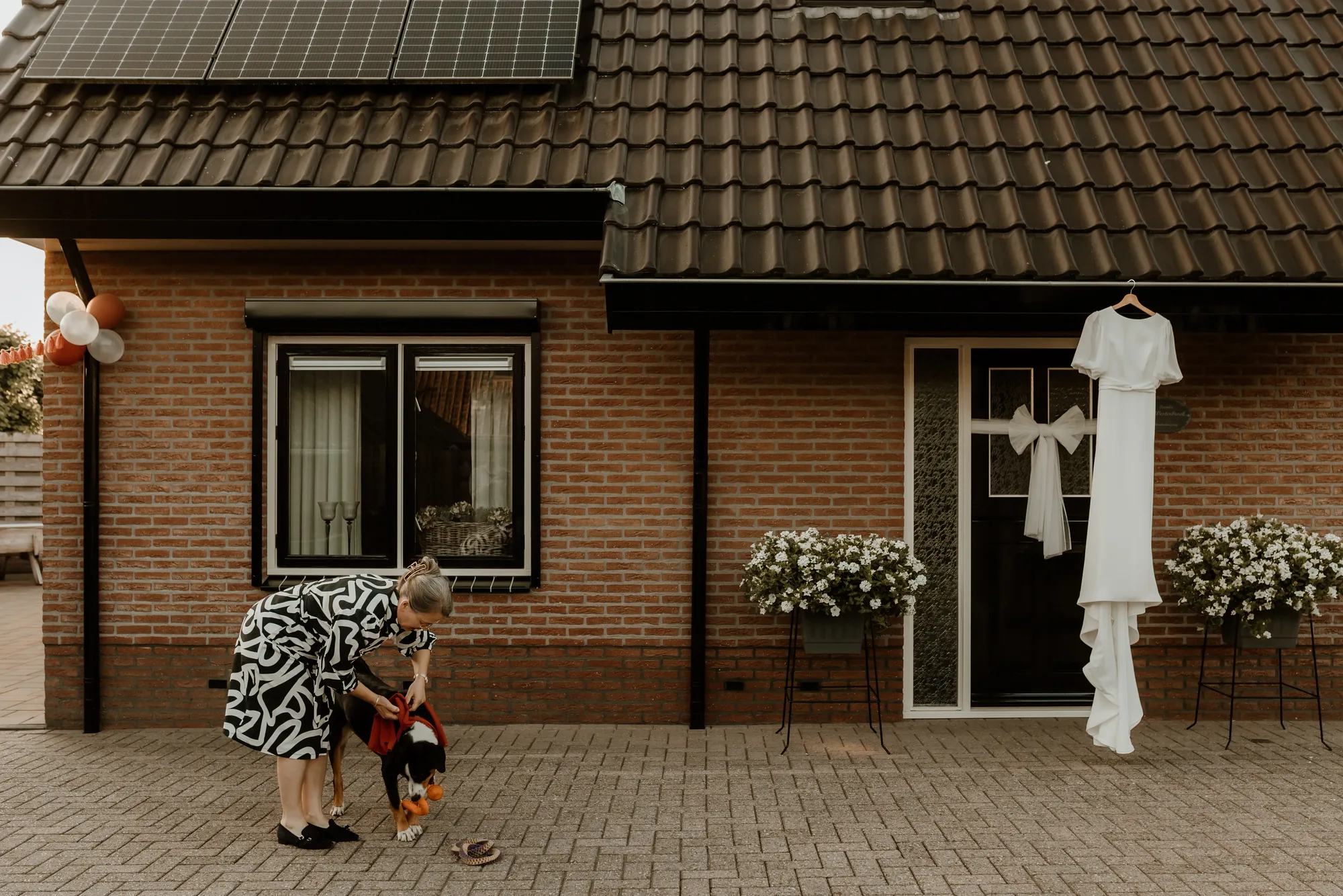 Bruiloft van Willem en Thirza op de Veluwe — trouwfoto 12