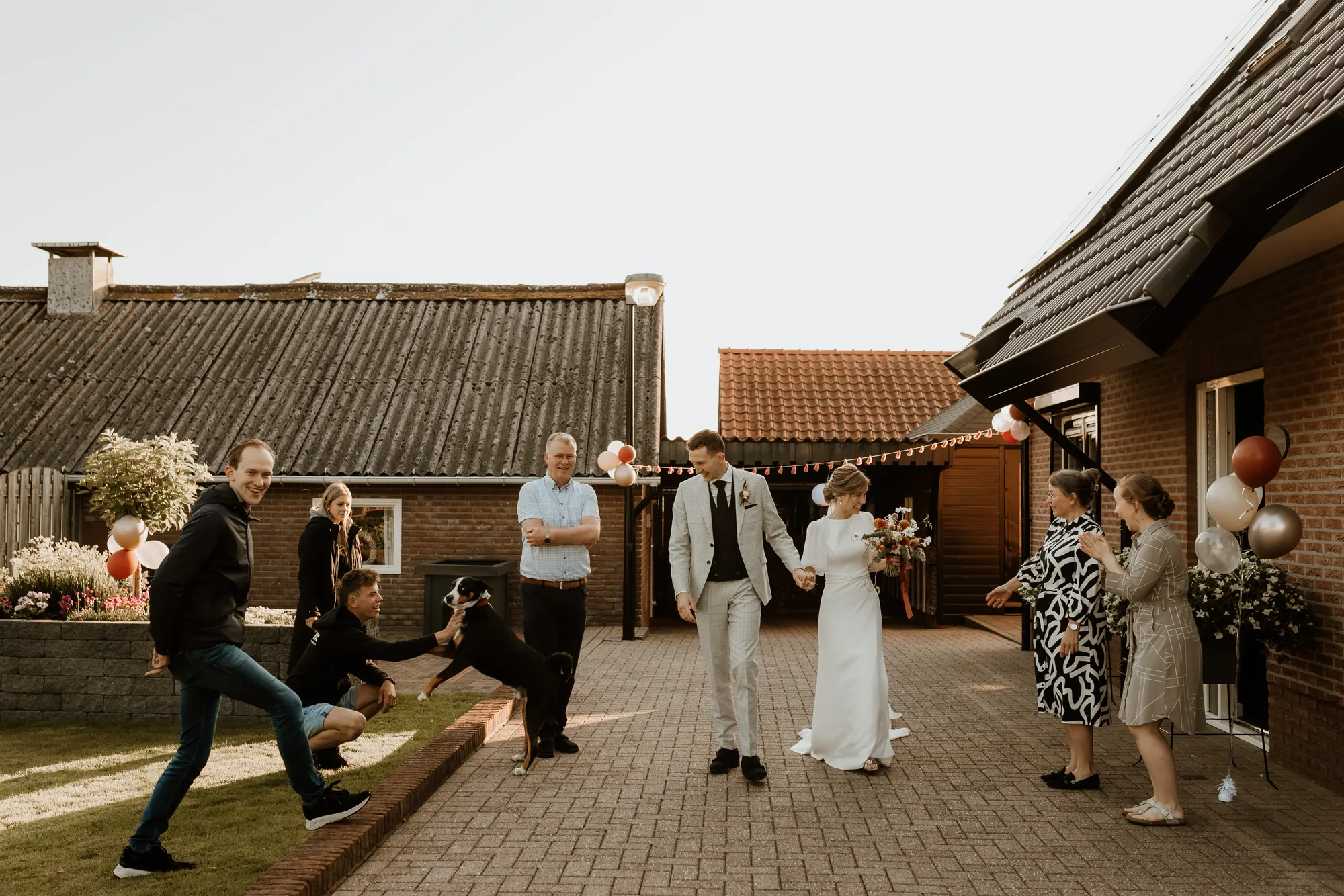 Bruiloft van Willem en Thirza op de Veluwe — trouwfoto 19
