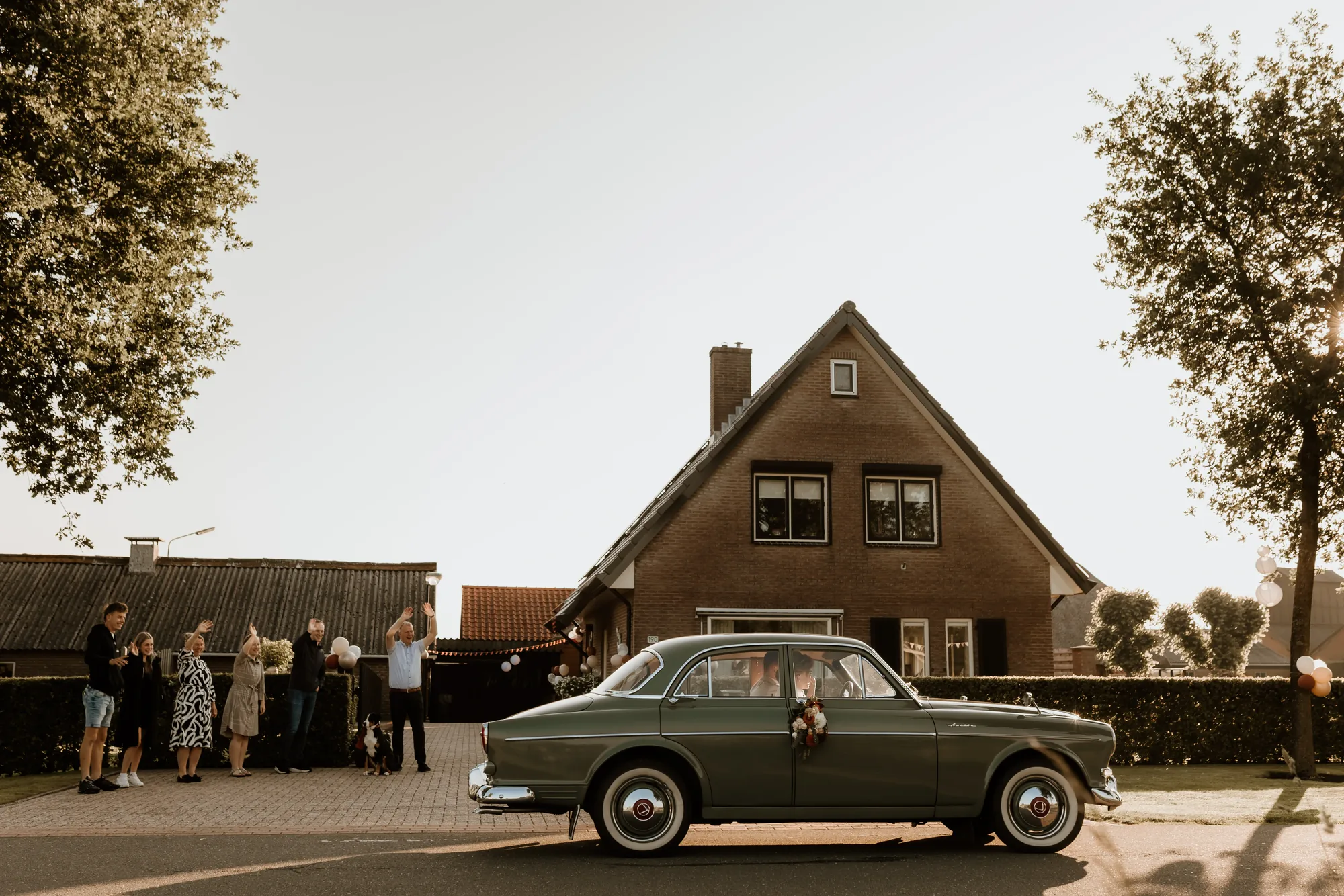 Bruiloft van Willem en Thirza op de Veluwe — trouwfoto 21