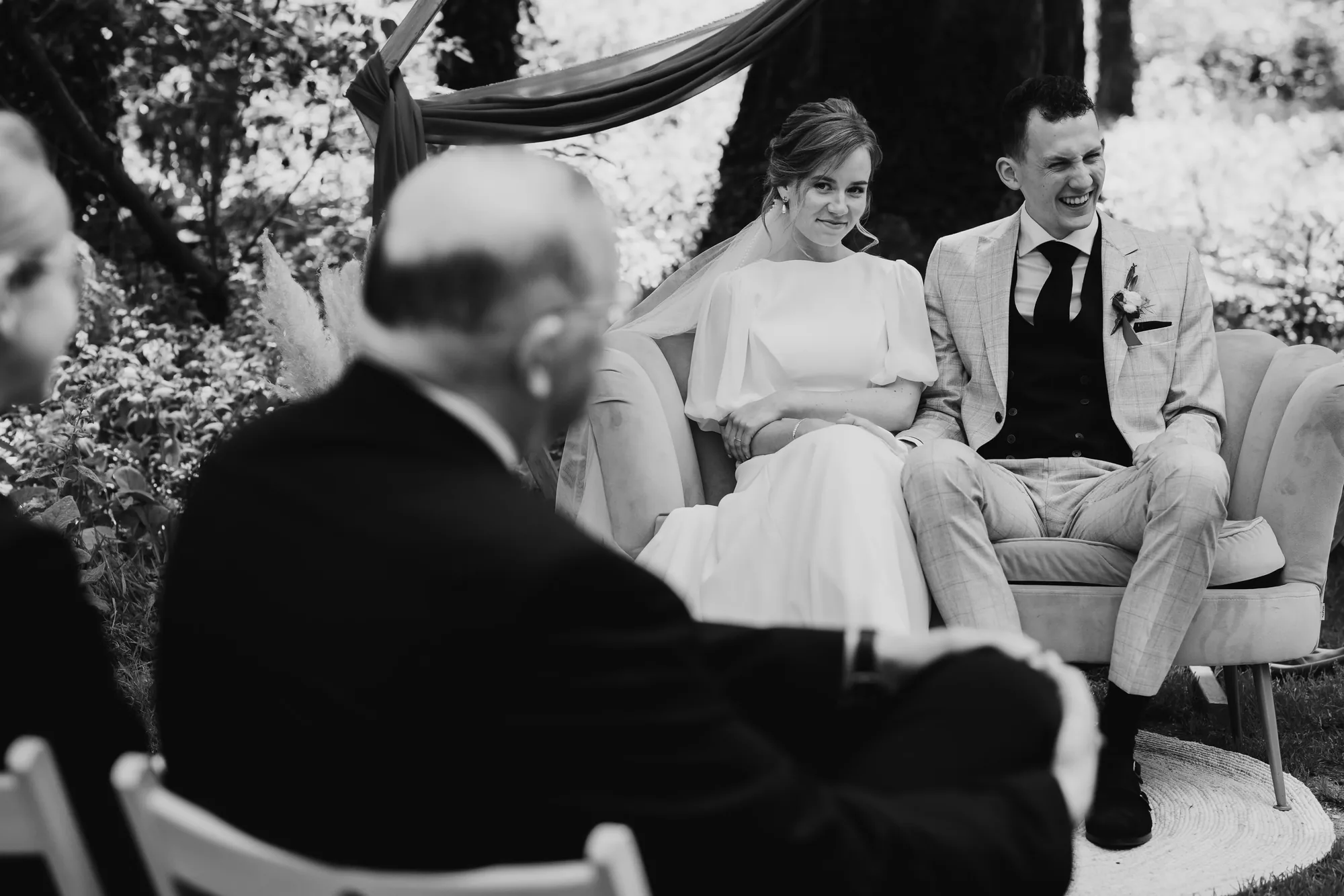 Bruiloft van Willem en Thirza op de Veluwe — trouwfoto 44