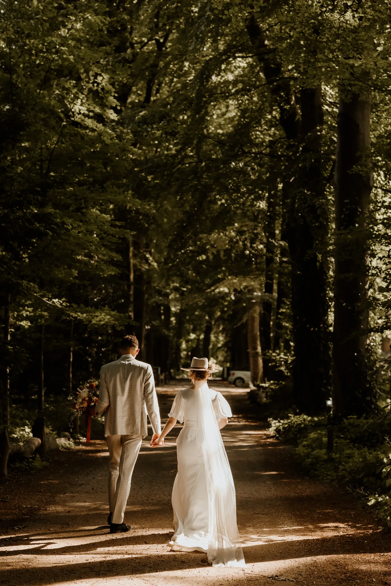 Bruiloft van Willem en Thirza op de Veluwe — trouwfoto 83