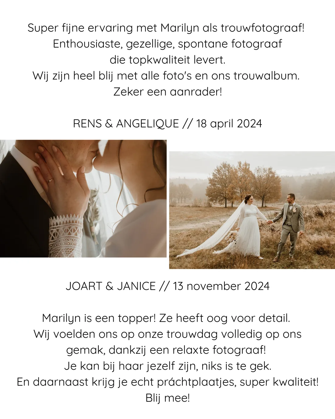 Review over Marilyn Fotografie