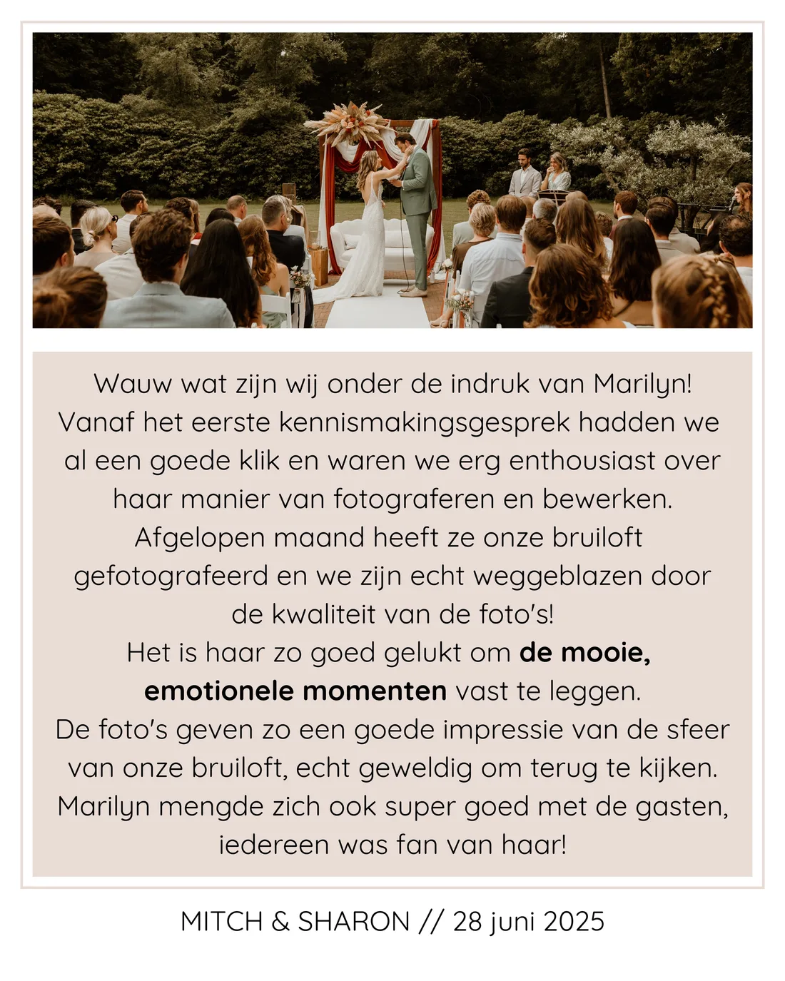 Review over Marilyn Fotografie